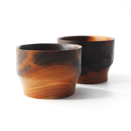 Mountain Mahogany Sake Cups (014)